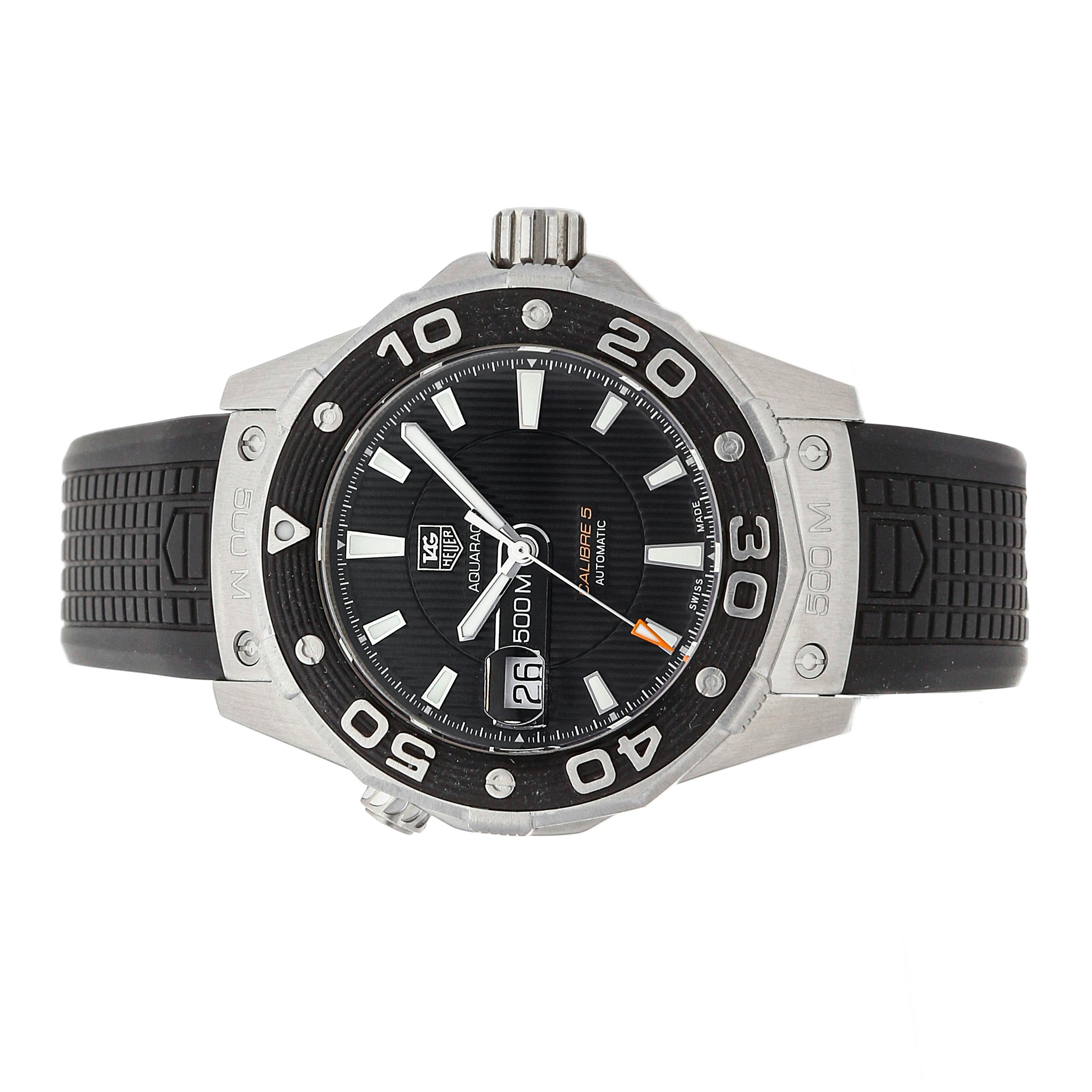 Tag Heuer Aquaracer 500m Calibre 5 WAJ2110.FT6015 WatchBox